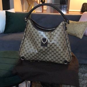 Gucci coated fabric, handbag.